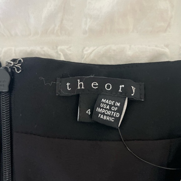 Theory Black Knee-Length Pencil Skirt for Work - Picture 4 of 10